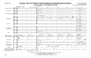 Wake Me Up When September Ends / Homecoming: Score