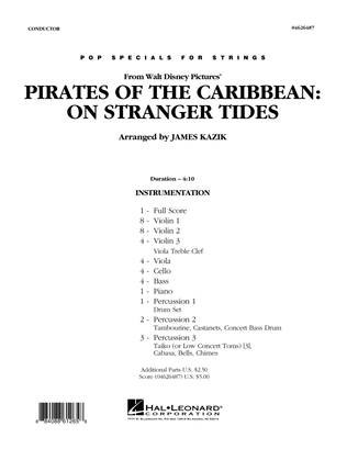 Book cover for Pirates Of The Caribbean: On Stranger Tides - Full Score