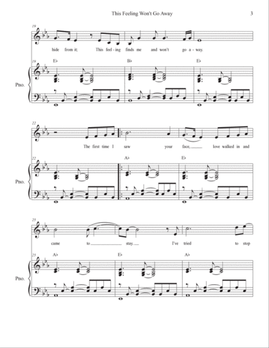 This Feeling Won't Go Away Voice scores gallery preview page 3