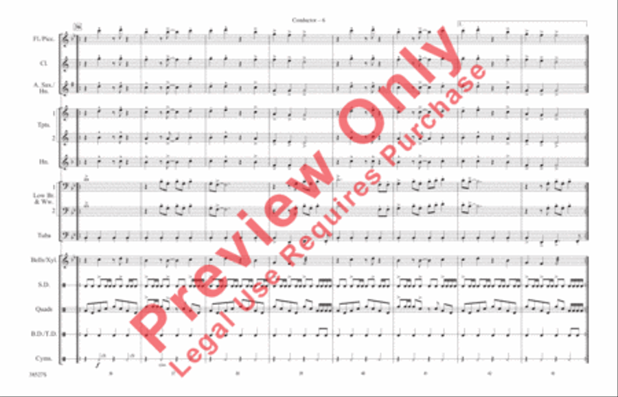 Jump Jump Marching Band scores gallery preview page 7