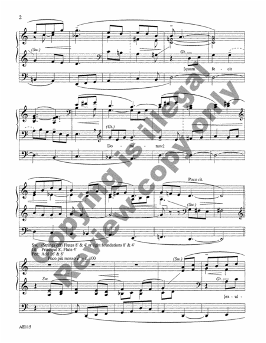 A Prelude for Easter Morning Organ scores gallery preview page 4