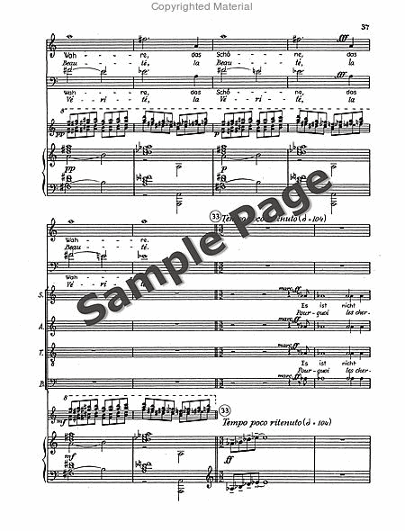 Cantata 6 Vocal Score