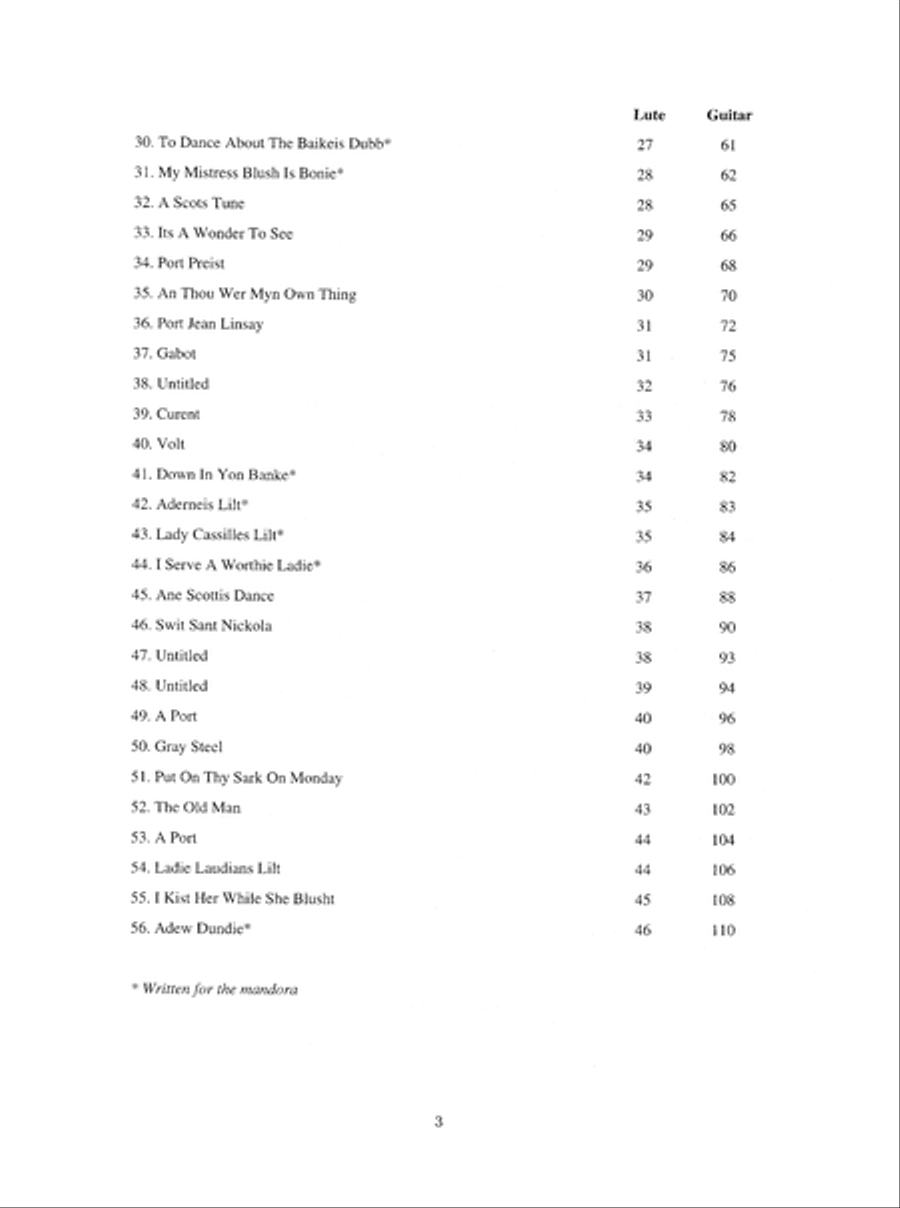 The Scottish Lute The Scottish Lute Lute scores gallery preview page 9
