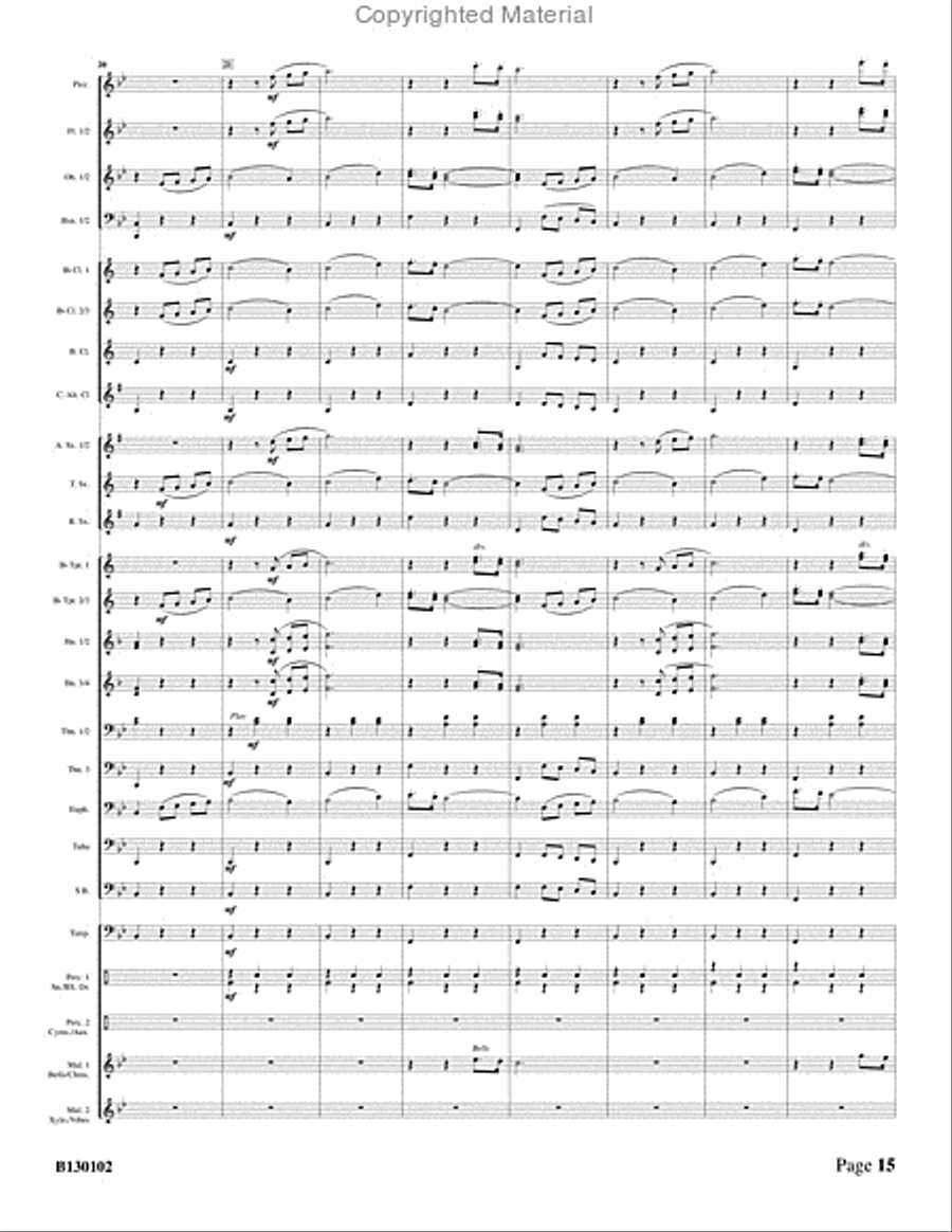 Gazebo Portraits Concert Band scores gallery preview page 18
