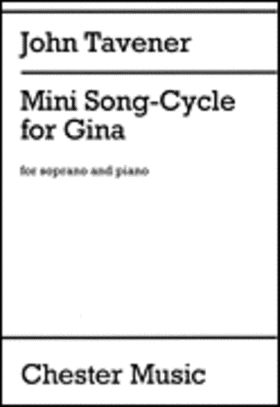 Mini Song-Cycle for Gina Mini Song-Cycle for Gina Piano Accompaniment scores gallery preview page 1