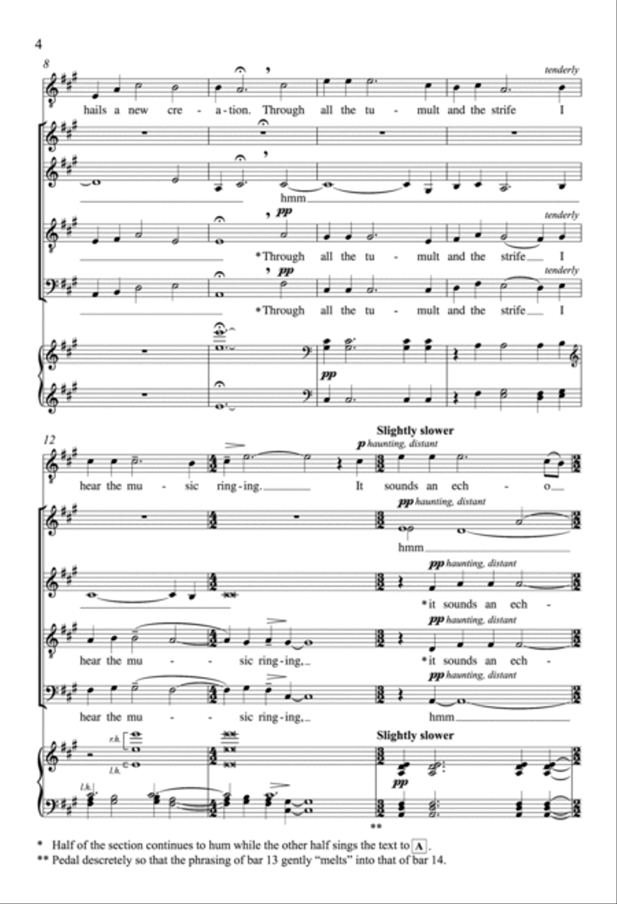 How Can I Keep from Singing? Divisi scores gallery preview page 3
