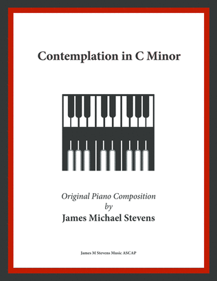 Book cover for Contemplation in C Minor