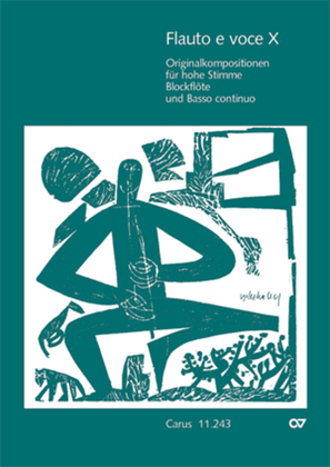 Book cover for Flauto e voce X