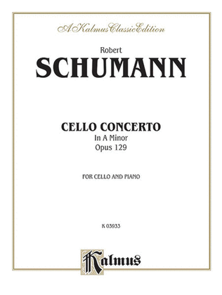 Book cover for Cello Concerto, Op. 129