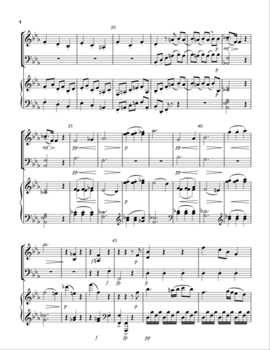 Sonate #18 Opus 31 #3 Sonate #18 Opus 31 #3 Piano Trio scores gallery preview page 4