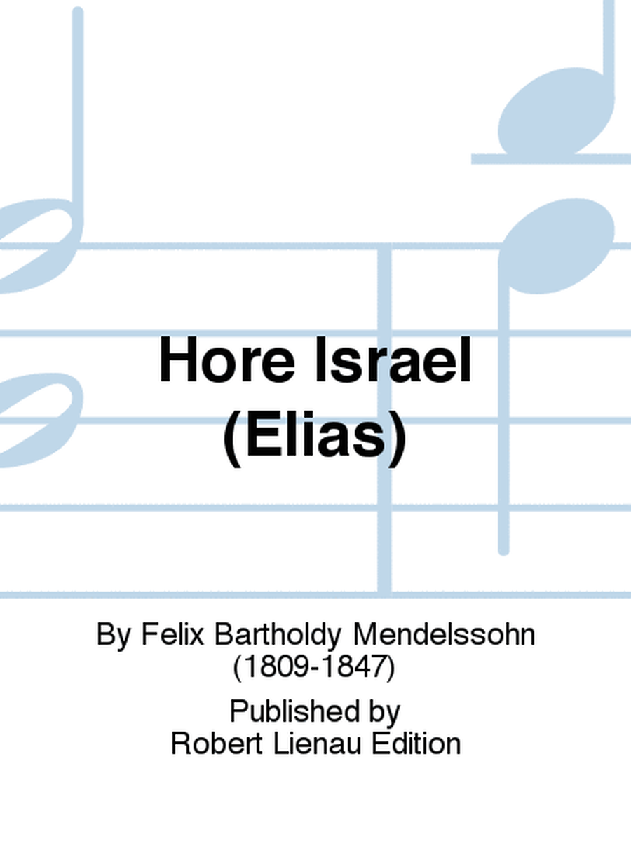Höre Israel (Elias)
