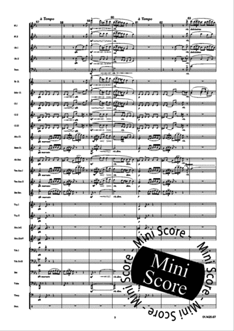 Cadiz Concert Band scores gallery preview page 15