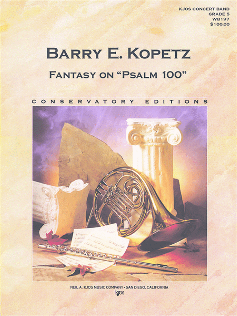 Fantasy On Psalm 100 Concert Band scores gallery preview page 1