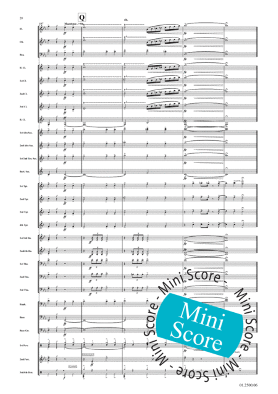 Greased Lightning Concert Band scores gallery preview page 32