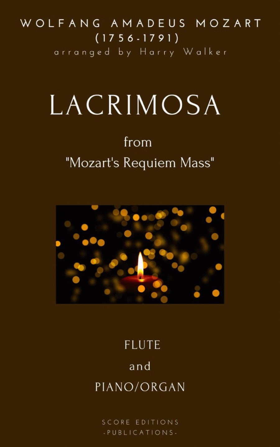 Lacrimosa - Mozart (for Flute and Piano/Organ) Lacrimosa - Mozart (for Flute and Piano/Organ) Flute Solo scores gallery preview page 1