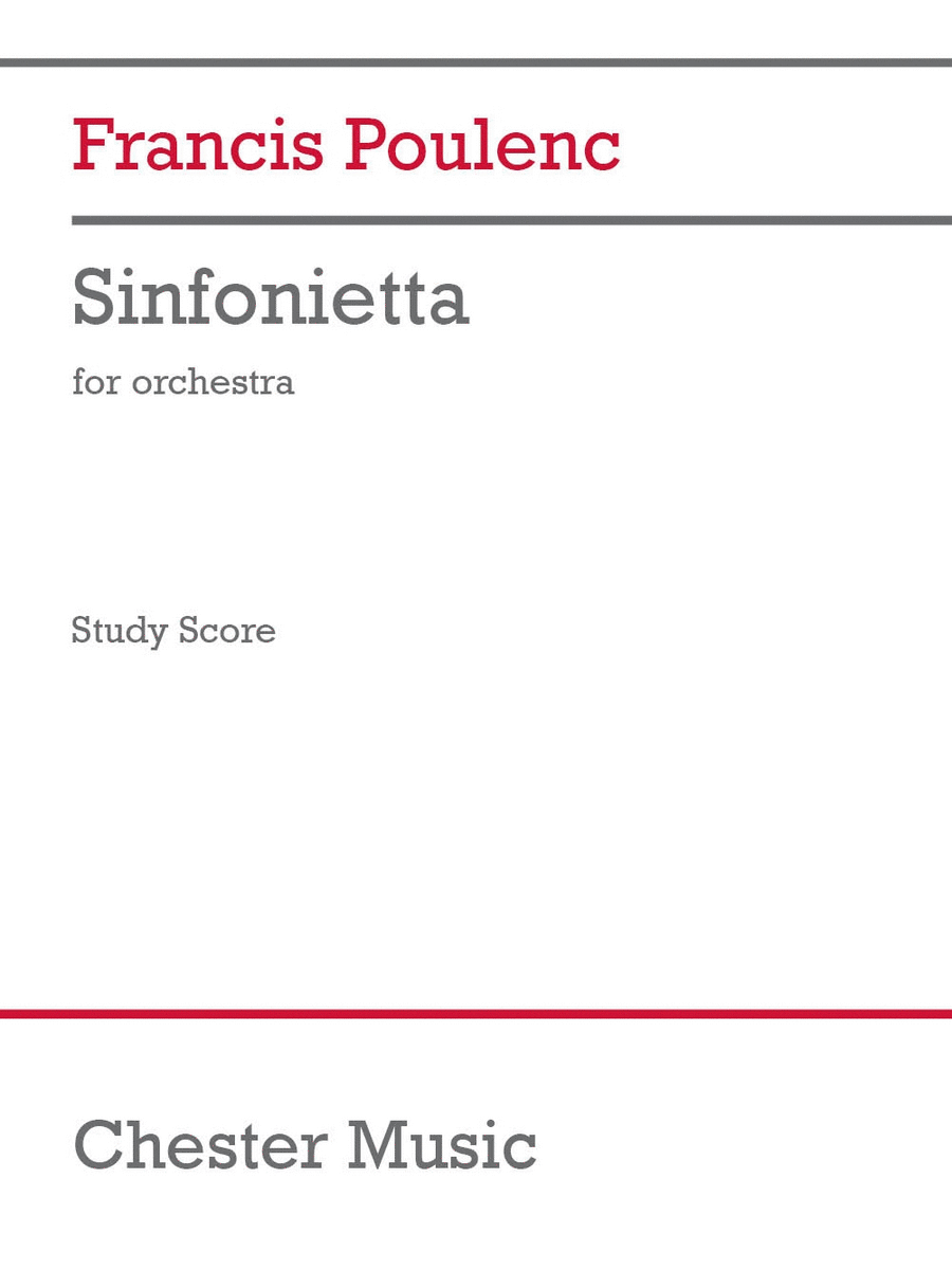 Francis Poulenc  : Sinfonietta