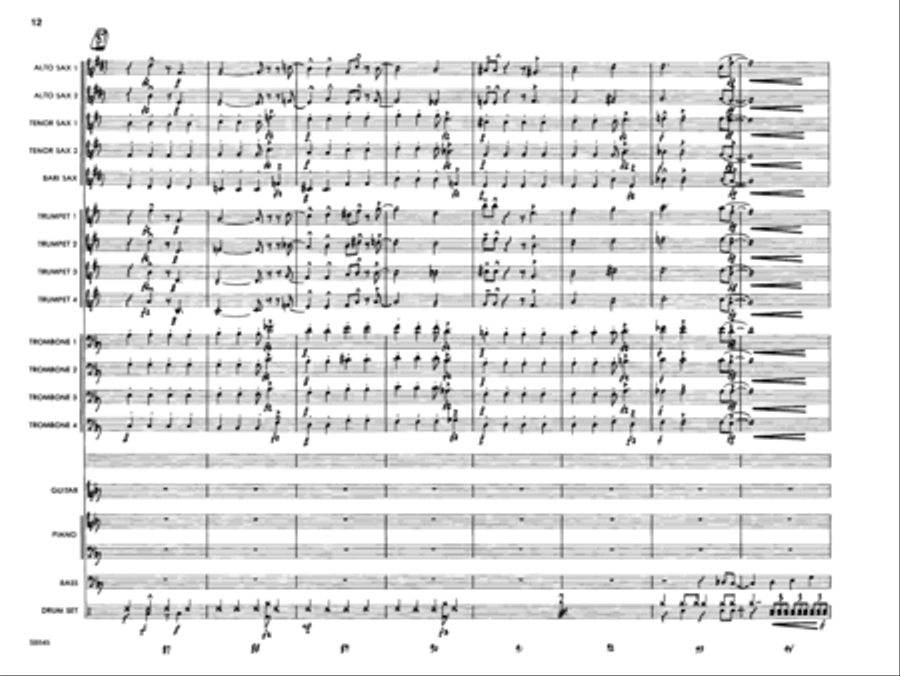 You Can't Get There From Here! Jazz Ensemble scores gallery preview page 13