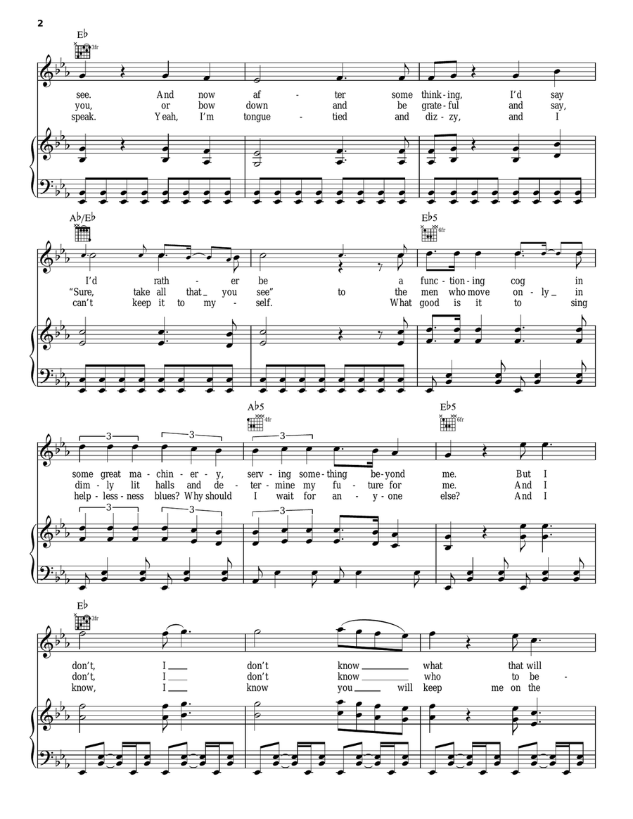 Helplessness Blues Acoustic Guitar scores gallery preview page 2