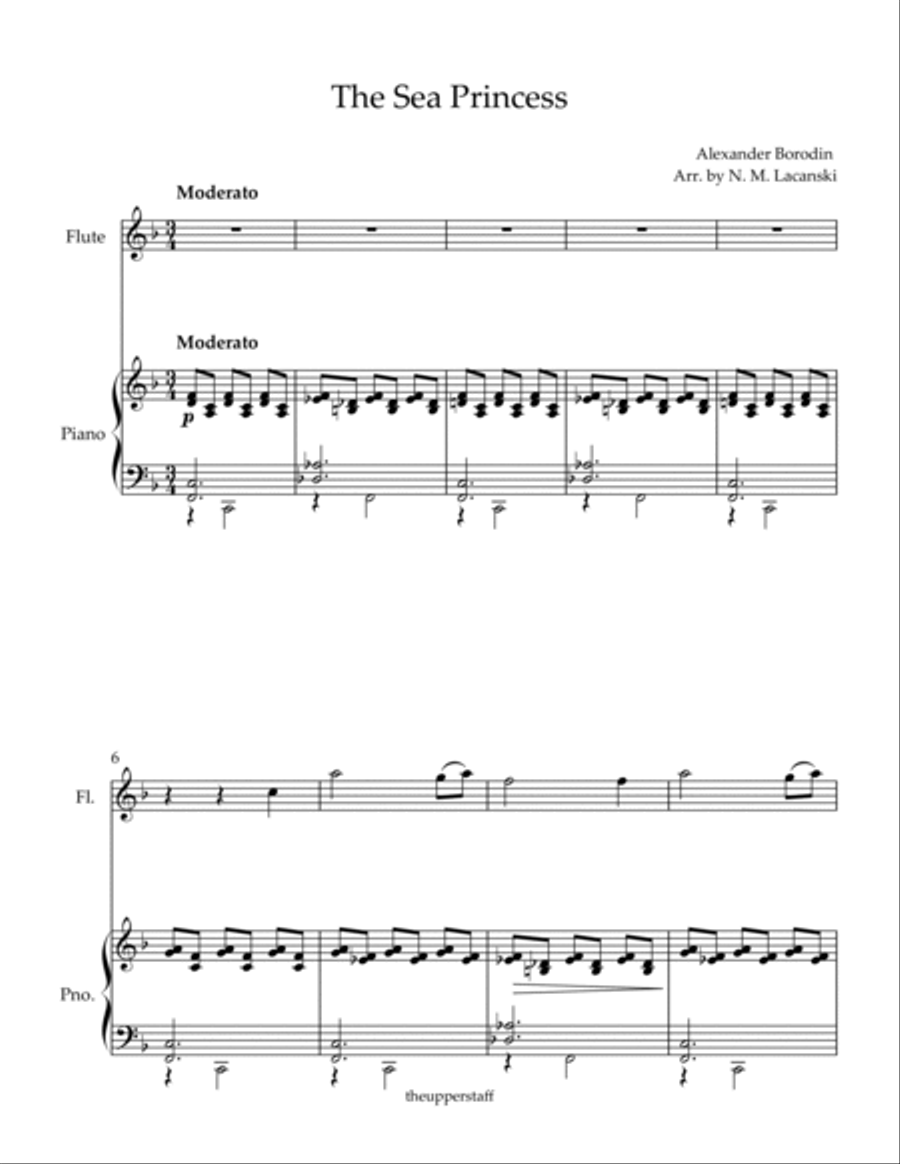 The Sea Princess Flute Solo scores gallery preview page 2