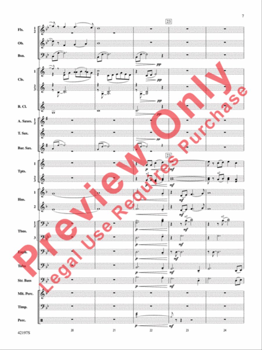 Carrickfergus Carrickfergus Concert Band scores gallery preview page 8