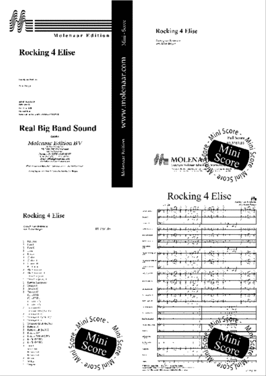 Rocking 4 Elise Big Band scores gallery preview page 2