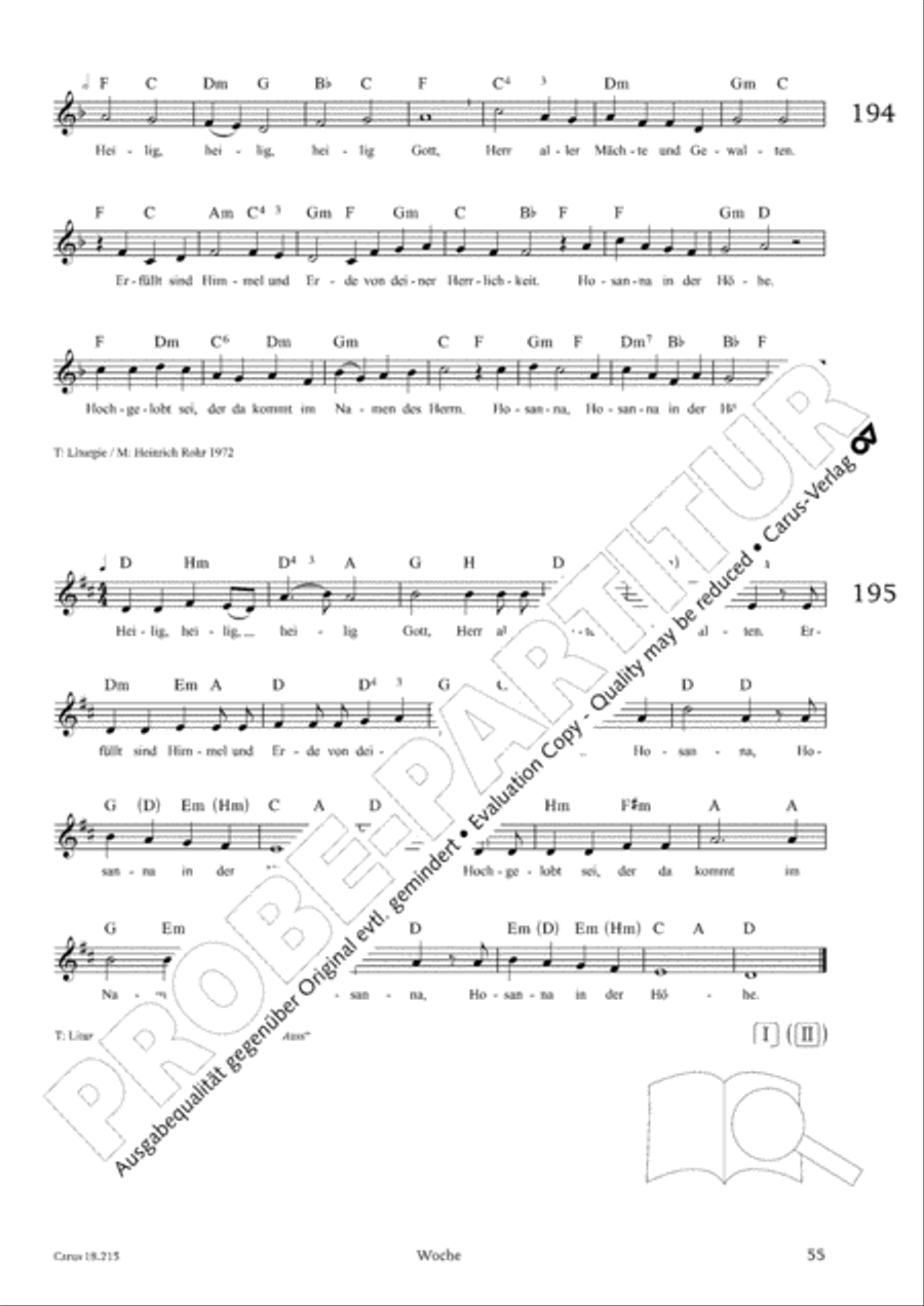 Gitarrenbuch zum Gotteslob Guitar scores gallery preview page 53