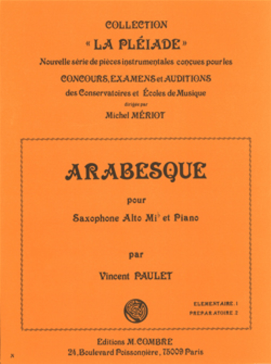 Arabesque Piano Accompaniment scores gallery preview page 1