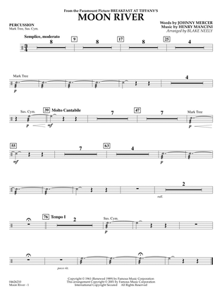 Moon River (from Breakfast at Tiffany's) (arr. Blake Neely) - Percussion