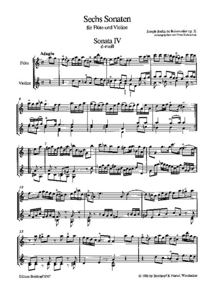 6 Sonatas Op. 51