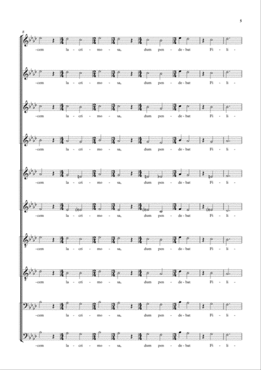 Stabat mater 4-Part scores gallery preview page 3