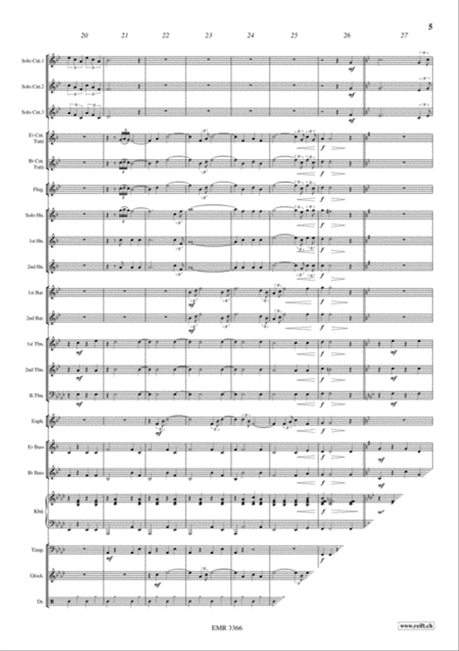 Il Silenzio Brass Band scores gallery preview page 6