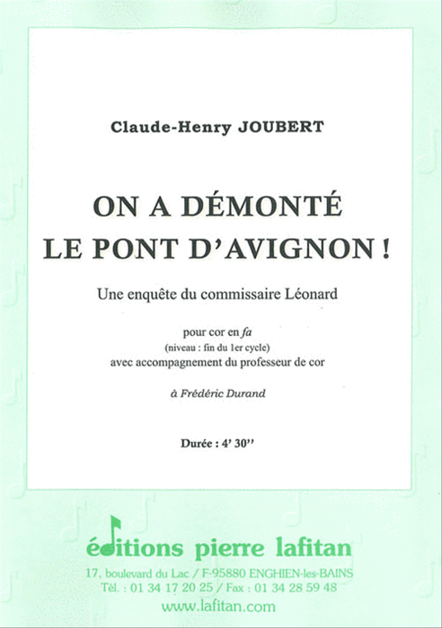 On a Démonté Le Pont D'Avignon Brass Duet scores gallery preview page 1