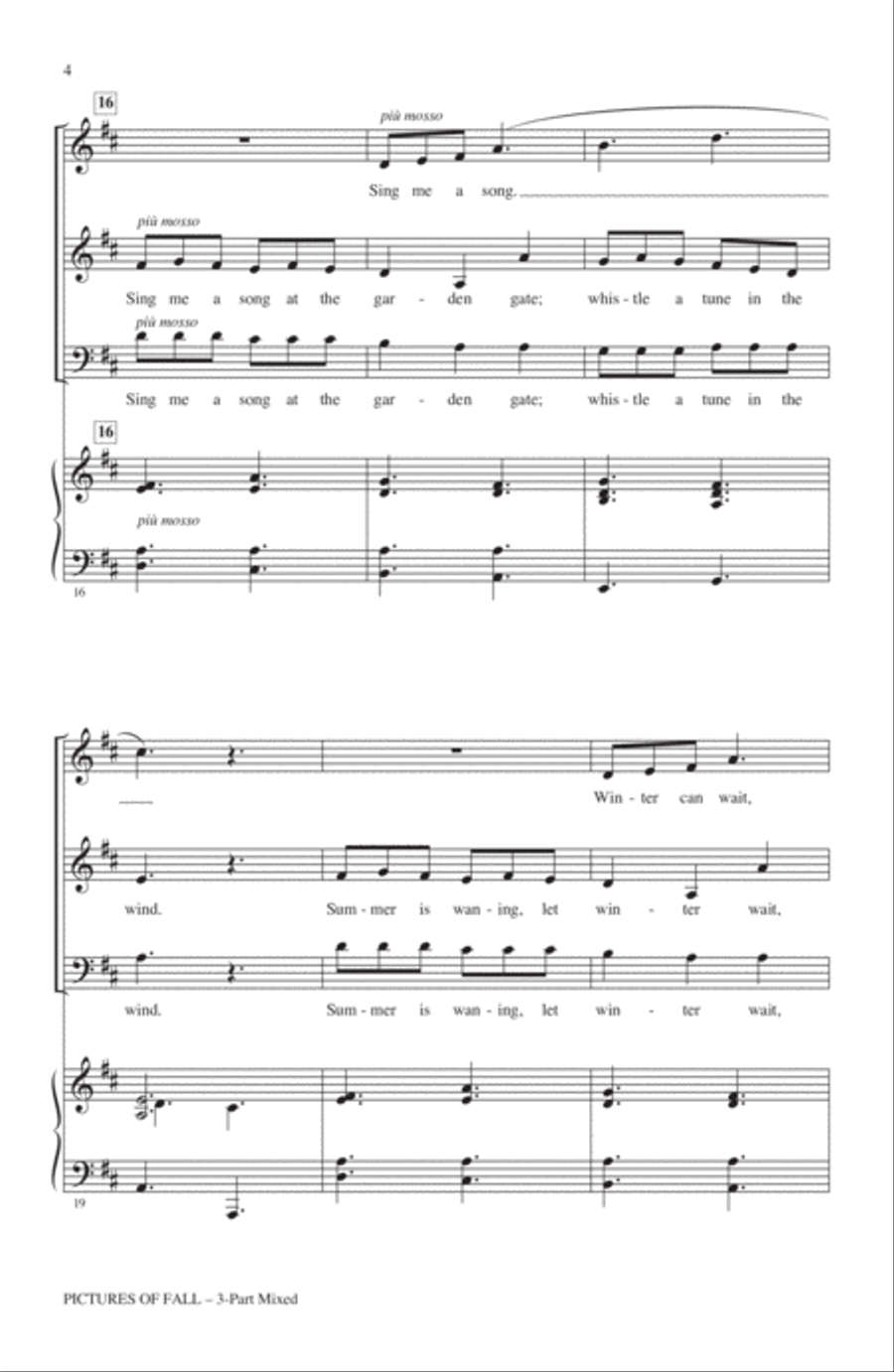 Pictures Of Fall 3-Part scores gallery preview page 3
