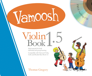 Book cover for Vamoosh Violin Book 1.5
