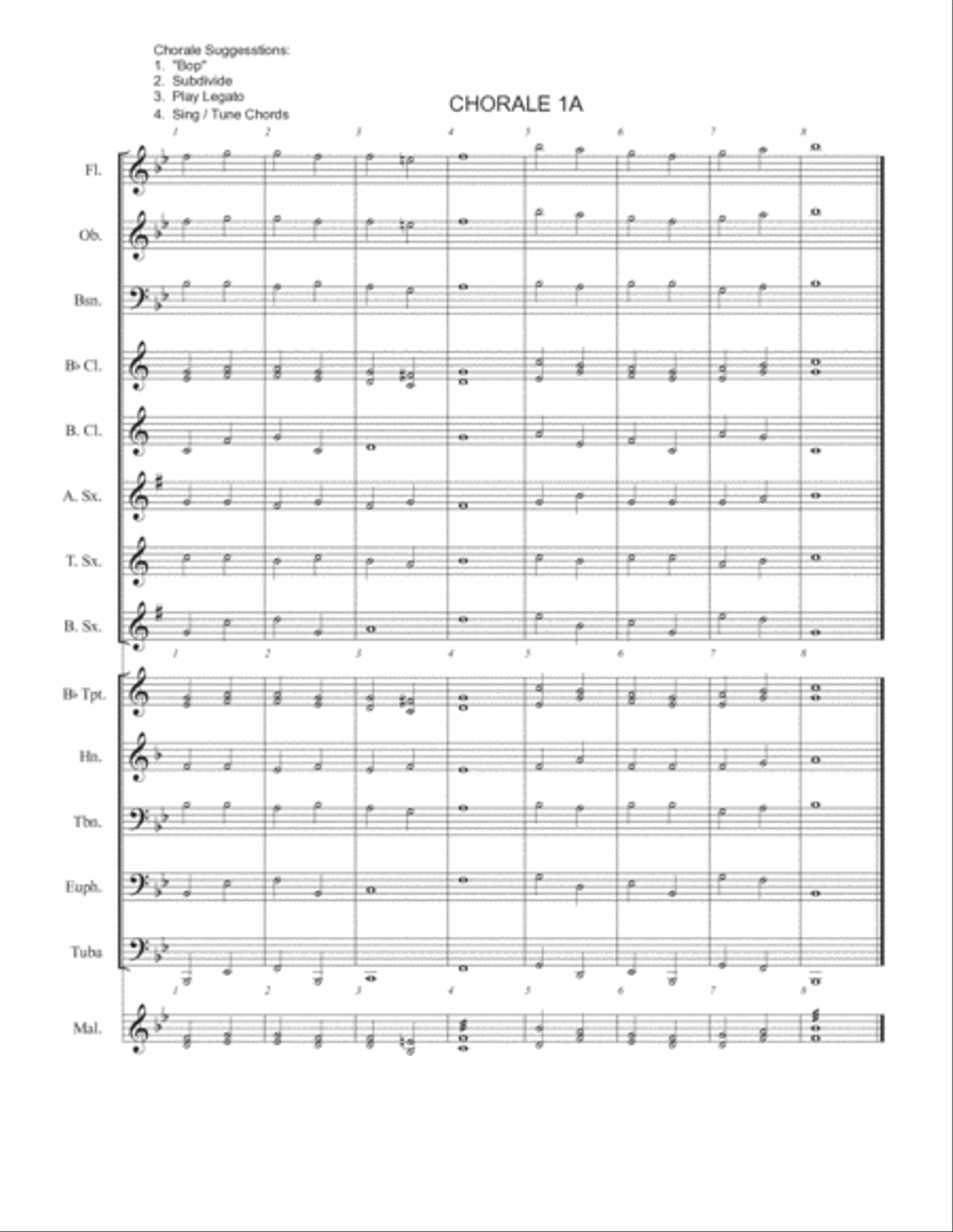 Six Chorales for Band Six Chorales for Band Concert Band scores gallery preview page 3