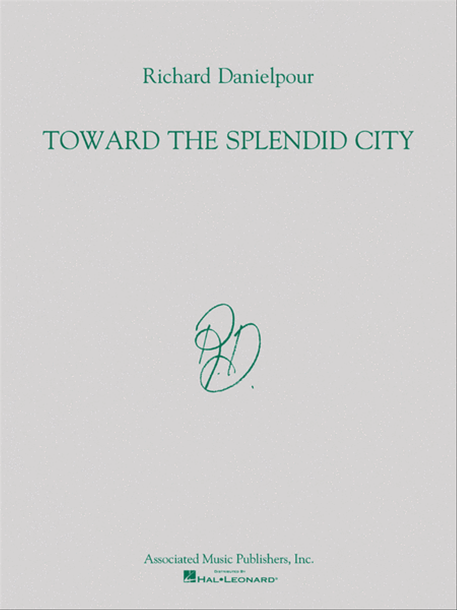 Toward the Splendid City Toward the Splendid City Orchestra scores gallery preview page 1
