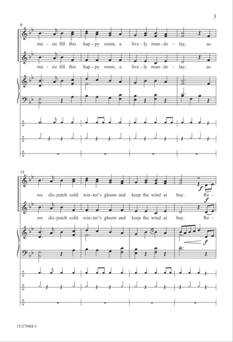 Be Glad This Festive Day SSA scores gallery preview page 4