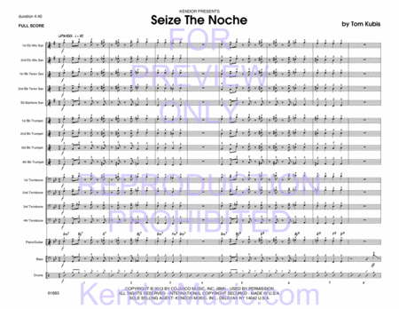 Seize The Noche (Full Score)