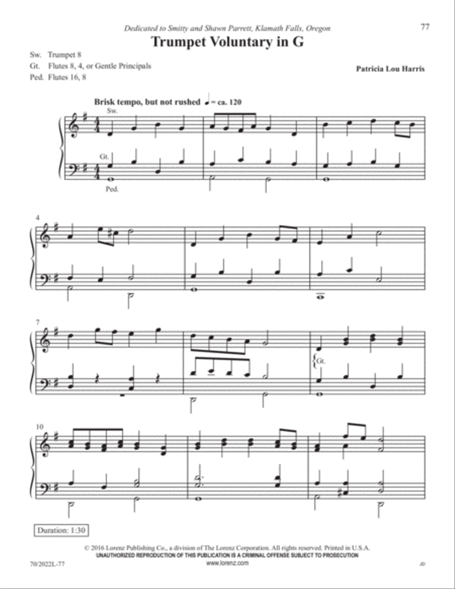 Easy Organ Library, Vol. 61 Organ Solo scores gallery preview page 28