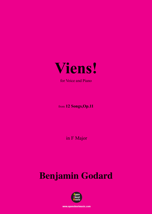 B. Godard-Viens!(Komm!),in F Major,Op.11 No.3