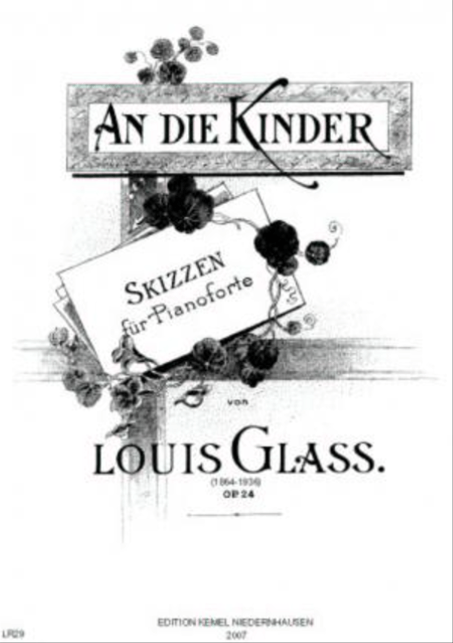 An die Kinder : Skizzen fur Pianoforte, op. 24