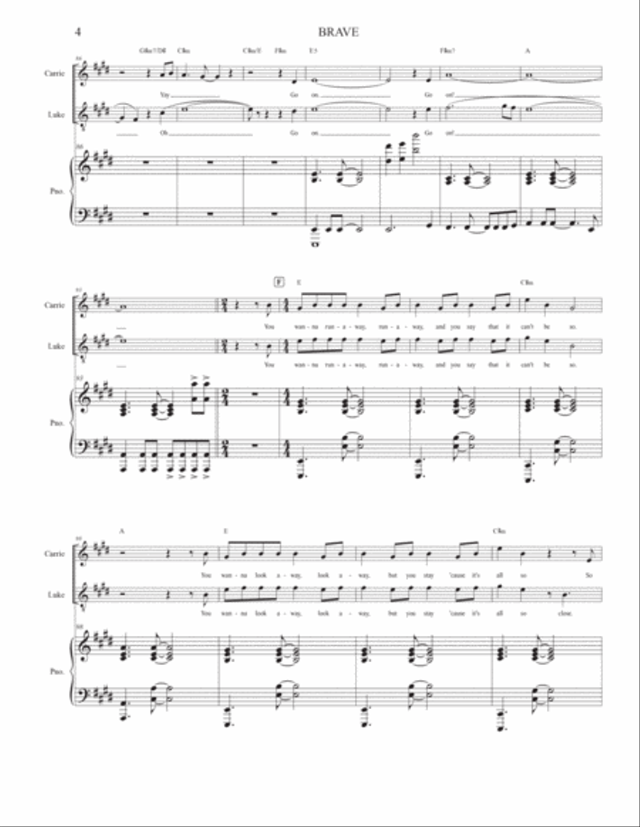Brave Brave 4-Part scores gallery preview page 5