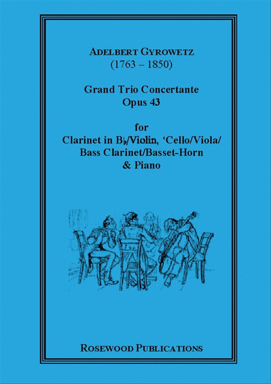 Trio, Op. 43 Clarinet scores gallery preview page 1