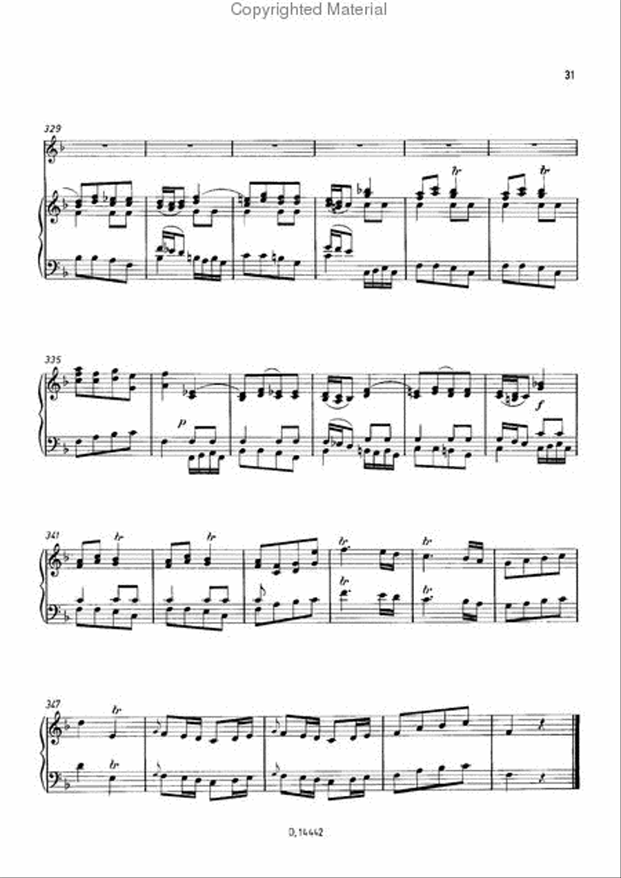 Concerto F-Dur Concerto F-Dur School and Community scores gallery preview page 32