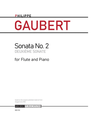 Sonata No. 2 (Deuxieme Sonate) for Flute and Piano