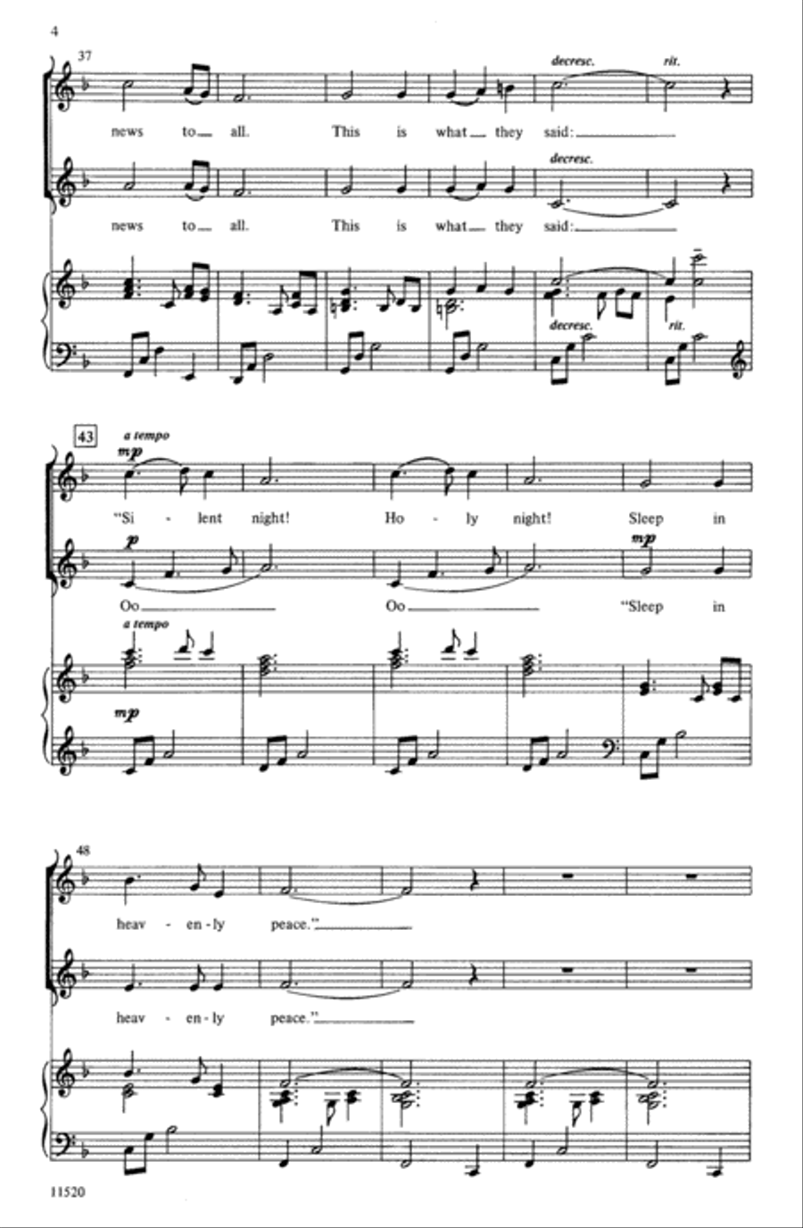 Follow the Star Follow the Star Unison Choir scores gallery preview page 4