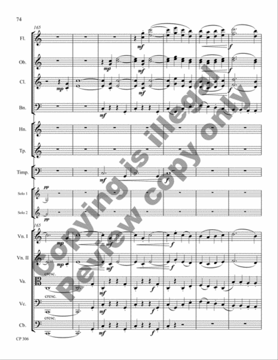 Little Suite Full Orchestra scores gallery preview page 154