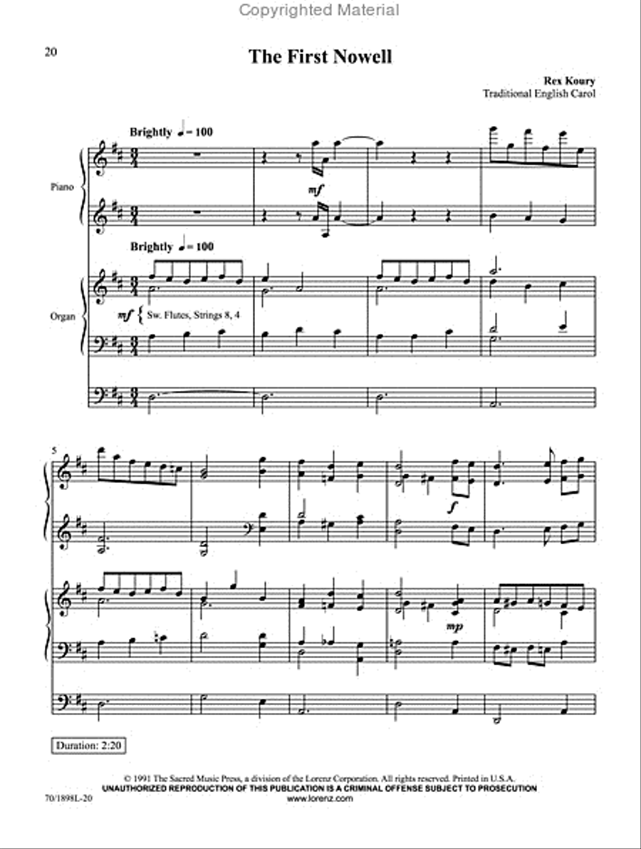 What Shall I Give to the Child? Organ scores gallery preview page 6