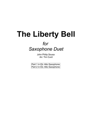 Book cover for The Liberty Bell for Saxophone Duet