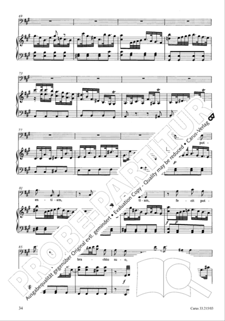 Magnificat Magnificat 4-Part scores gallery preview page 35